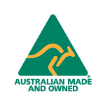 Australian Made and Owned logo