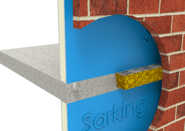 siderise cwfs installed into wall with sarking hero image