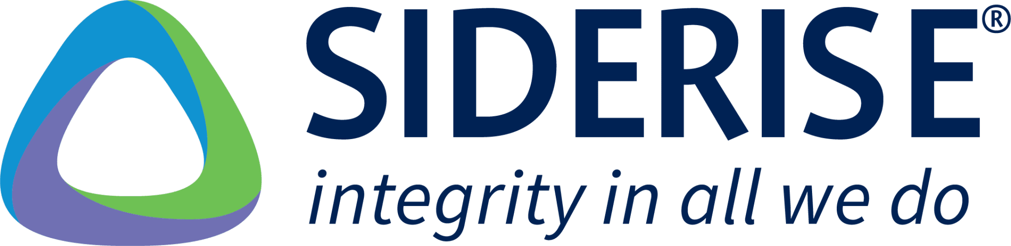Siderise logo reading "Siderise: integrity in all we do"