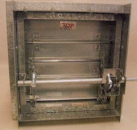 A typical motorized fire damper - 1
